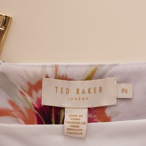TED BAKER Bloom Bell Sleeved Top Size 6 - Picture 13 of 13